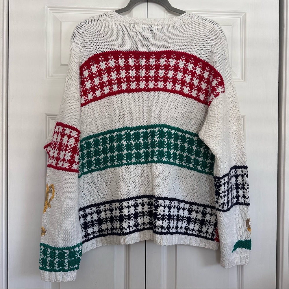 Vintage 90’s Robert Scott Ltd hand-knit Golf Cardigan - Picture 8 of 9